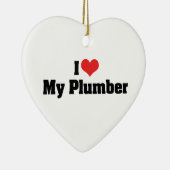Ik hou van mijn Plumber Ornament (Rechts)