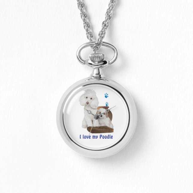 Ik hou van mijn poedel horloge (Voorkant)