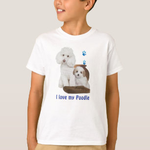 Ik hou van mijn poedel t-shirt