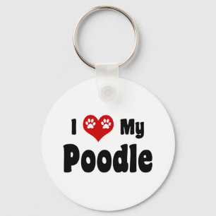 Ik hou van mijn poel sleutelhanger