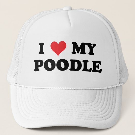 Ik hou van mijn poel trucker pet (Voorkant)