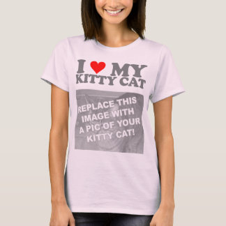 Ik hou van mijn poesje t-shirt