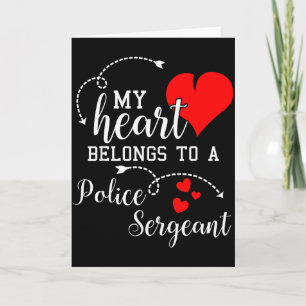 Ik hou van mijn politie sergeant echtgenoot echtge kaart