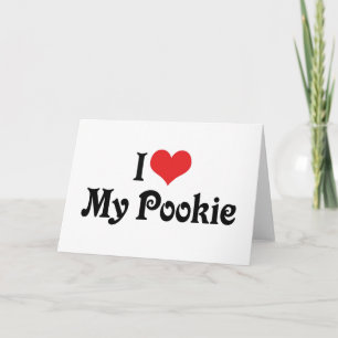 Ik hou van mijn Pookie Kaart