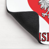 Ik hou van mijn Poolse Busia Muismat (Hoek)