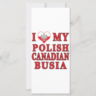 Ik hou van mijn Poolse Canadese busia