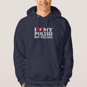 Ik hou van mijn Poolse vriend Hoodie