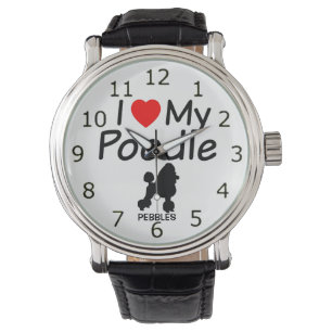 Ik hou van mijn porselehond horloge