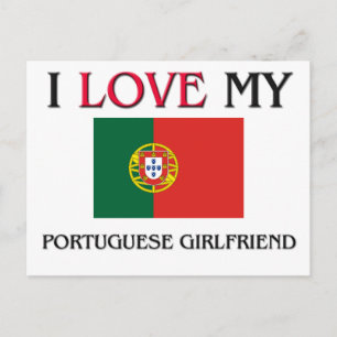 Ik hou van mijn Portugese Vriendin Briefkaart