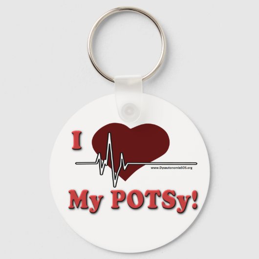 Ik hou van mijn POTSy Sleutelhanger (Voorkant)