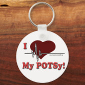 Ik hou van mijn POTSy Sleutelhanger (Voorkant)