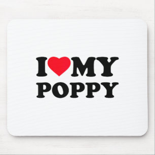 Ik hou van mijn Ppy Hart Opa Familie Muismat