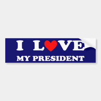 Ik hou van mijn President bumper sticker