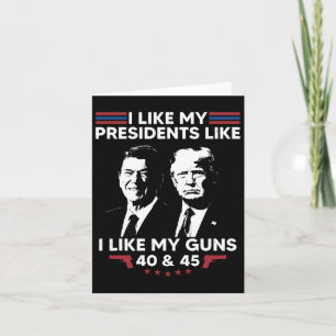 Ik hou van mijn Presidenten zoals ik van mijn Pist Kaart