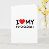 Ik hou van mijn psycholoog kaart (Gele Bloem)