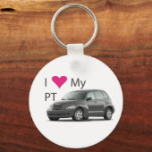 Ik hou van mijn PT (Grijs) Sleutelhanger (Voorkant)
