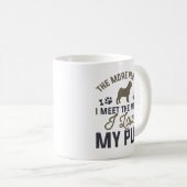 Ik hou van mijn pug koffiemok (Voorkant rechts)