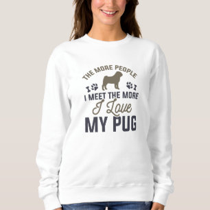 Ik hou van mijn pug trui