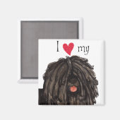 Ik hou van mijn Puli Magneet (Voorkant / Achterkant)