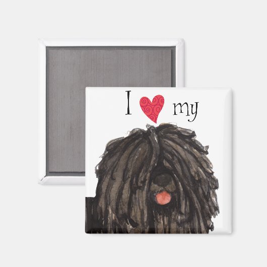 Ik hou van mijn Puli Magneet (Voorkant / Achterkant)