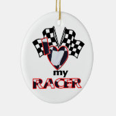 Ik hou van mijn racisme keramisch ornament (Rechts)