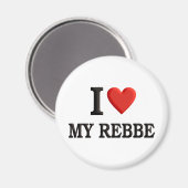 Ik hou van Mijn Rebbe Magneet (Voorkant / Achterkant)