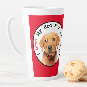 Ik hou van mijn Red Fox Labrador Latte Mok