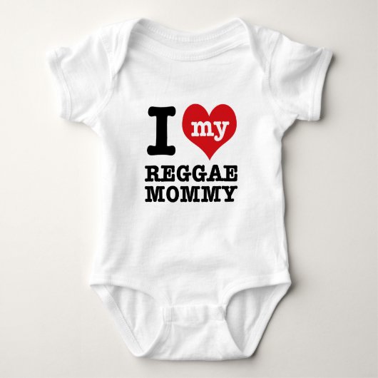 Ik hou van mijn reggae dansmam romper (Voorkant)