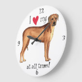 Ik hou van mijn Rhodezische Ridgeback Grote Klok (Hoek)