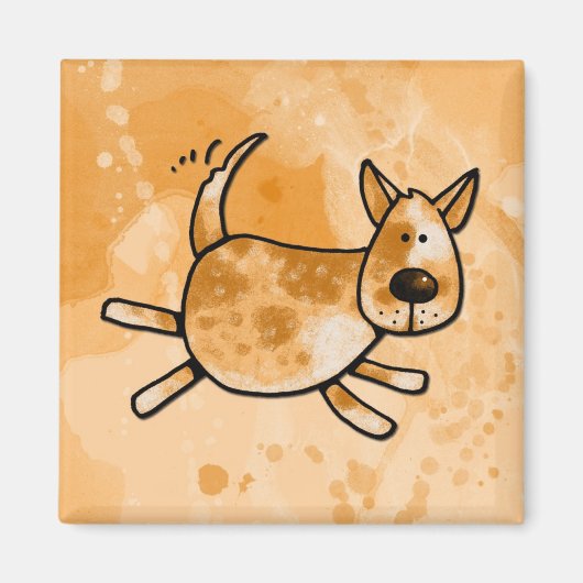 ik hou van mijn rode voeler magneet (Voorkant)