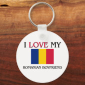 Ik hou van mijn Roemeense vriend Sleutelhanger (Voorkant)