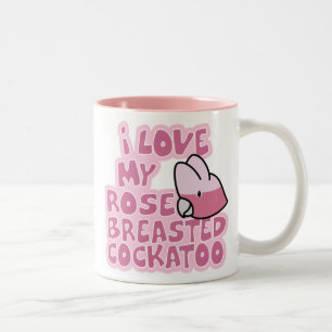 Ik hou van mijn Roos Breasted Katoen Mok