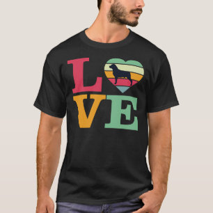 Ik hou van mijn Rottweiler Owner Hondenliefhebber T-shirt