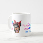 Ik hou van mijn rottweilers Dog Pet Ggloed Heart Koffiemok (Voorkant links)