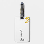 Ik hou van mijn Rubber Duck Bagagelabel (Achterkant verticaal)