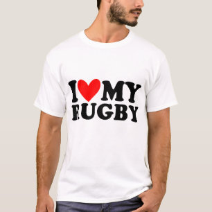 ik hou van mijn rugby t-shirt