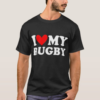 ik hou van mijn rugby t-shirt