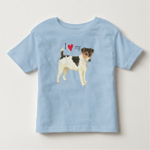 Ik hou van mijn Russell Terrier Toddler T-shirt