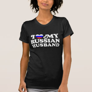 Ik hou van mijn Russische echtgenoot T-shirt
