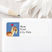 Ik hou van mijn Saluki Etiket (Insitu)