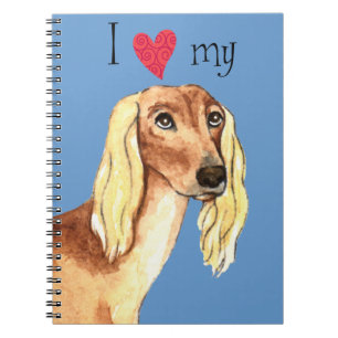 Ik hou van mijn Saluki Notitieboek
