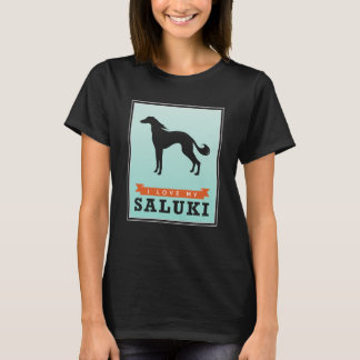 Ik hou van mijn Saluki Shirt