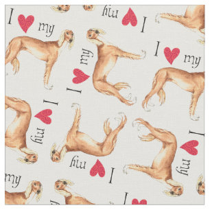 Ik hou van mijn Saluki Stof