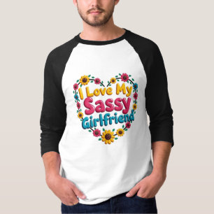 Ik hou van mijn sassy Vriendin T-shirt