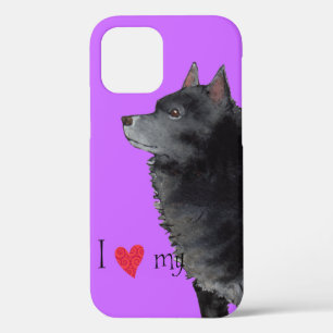 Ik hou van mijn Schipperke iPhone 12 Hoesje