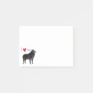 Ik hou van mijn Schipperke Post-it® Notes