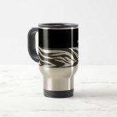 "Ik hou van mijn schoonmoeder" Dazzling Zebra Prin Reisbeker (Voorkant links)