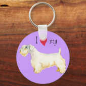 Ik hou van mijn Sealyham Terrier Sleutelhanger (Voorkant)