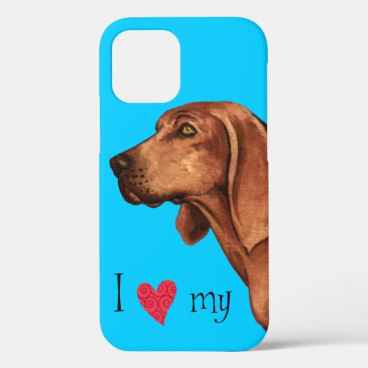 Ik hou van mijn sequbone Coonhound Case-Mate iPhone Case (Achterkant)