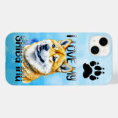 Ik hou van mijn Shiba Inu | Eigenaar hond Case-Mate iPhone Case (Achterkant (horizontaal))